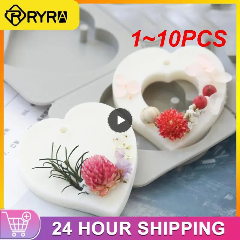 

Силиконовая форма в форме сердца, модель H501, 1-10 шт.