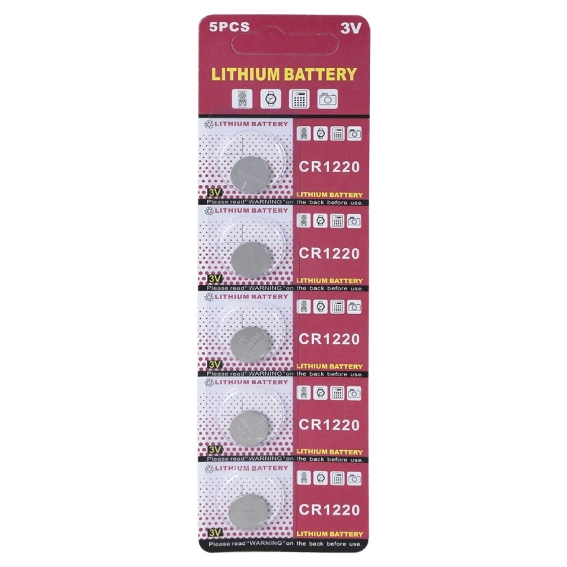 Литиевые кнопочные элементы CR1220 3В