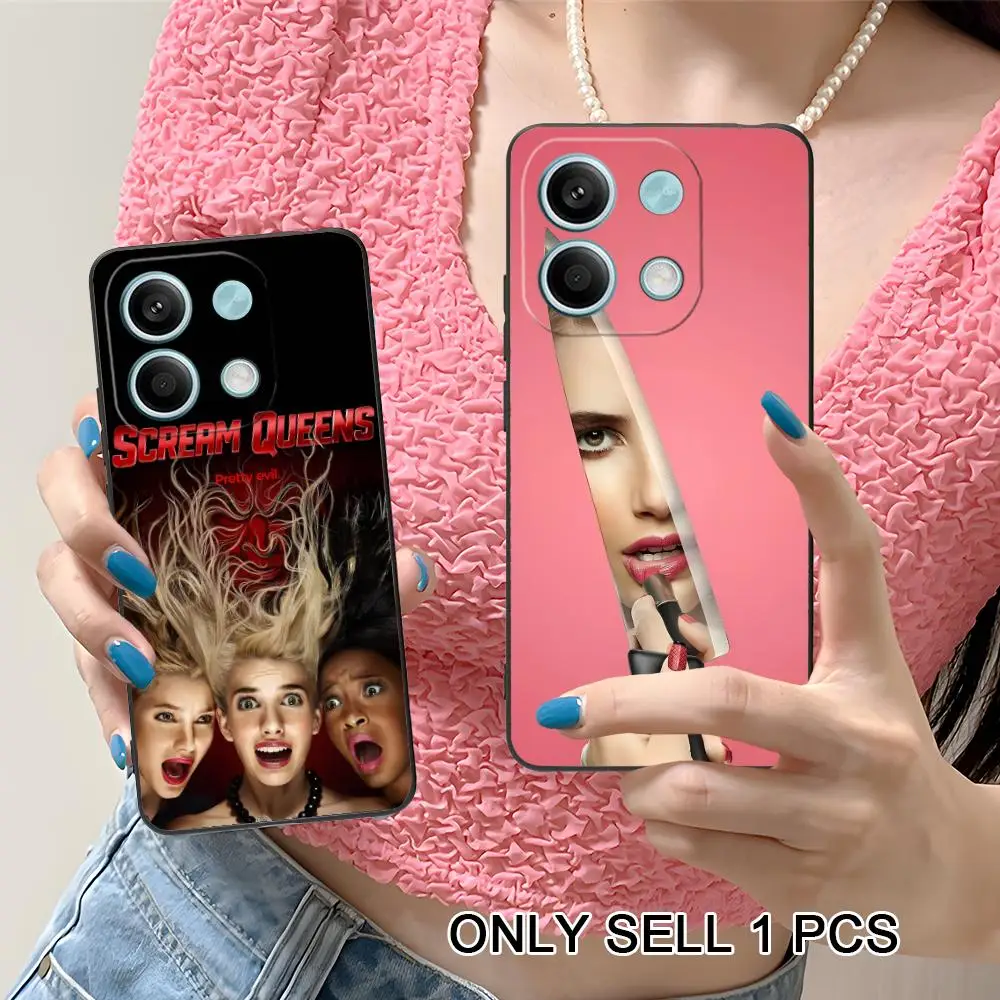 Фото Чехол для телефона Scream Queens для Xiaomi Redmi 15 14 13 12 A7 5 3 2 1 C Plus 4G 5G, мягкий противоударный чехол из ТПУ №3