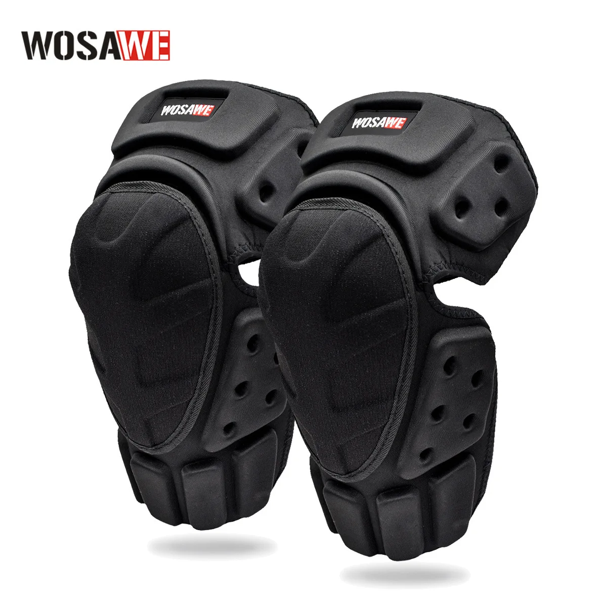 

WOSAWE Motorcycle Knee Pads Safety Guards Impact Resistance Calf Protector Motocross Riding Off-Road Leg Armor Moto Gears
