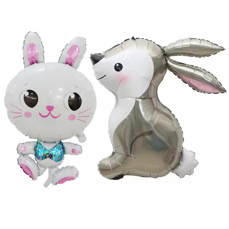 

Easter Decoration Rabbit Foil Balloons Bunny Jungle Birthday Party Helium Ballon Baby Shower Wedding Birthday Party Decorations
