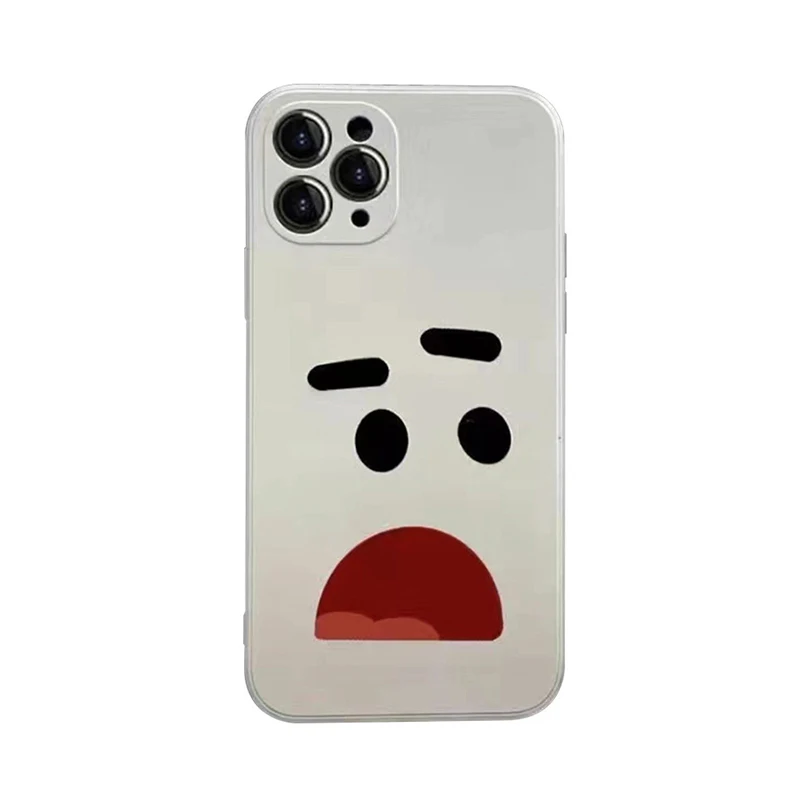 

Frosted Electroplated Silver Quirky Phone Shockproof Case For Iphone 14 13 12 11 Pro Max Lens Protection Phone Case