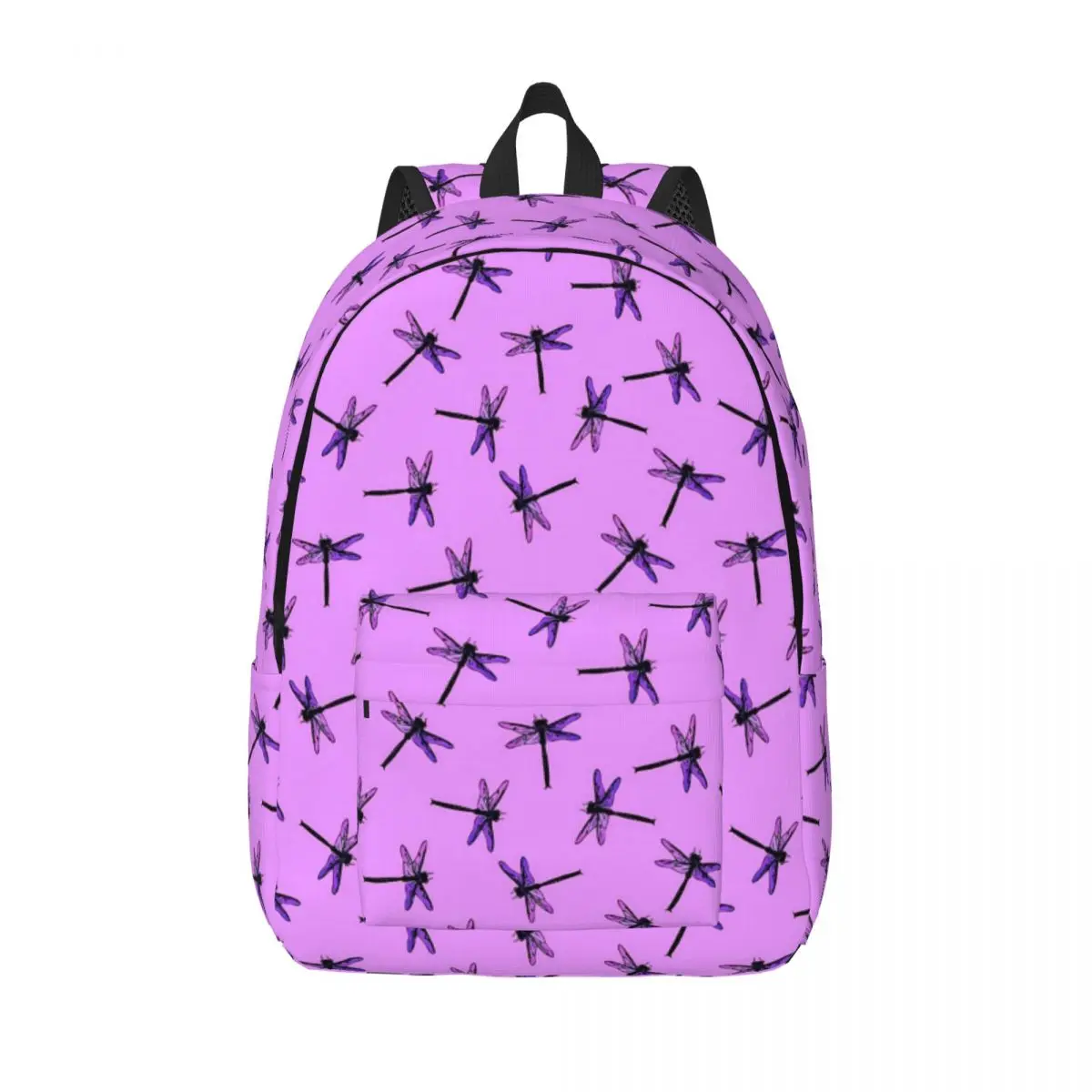 

Vintage Dragonfly Backpack Amethyst Purple Cool Backpacks Girl Hiking Large High School Bags Colorful Rucksack