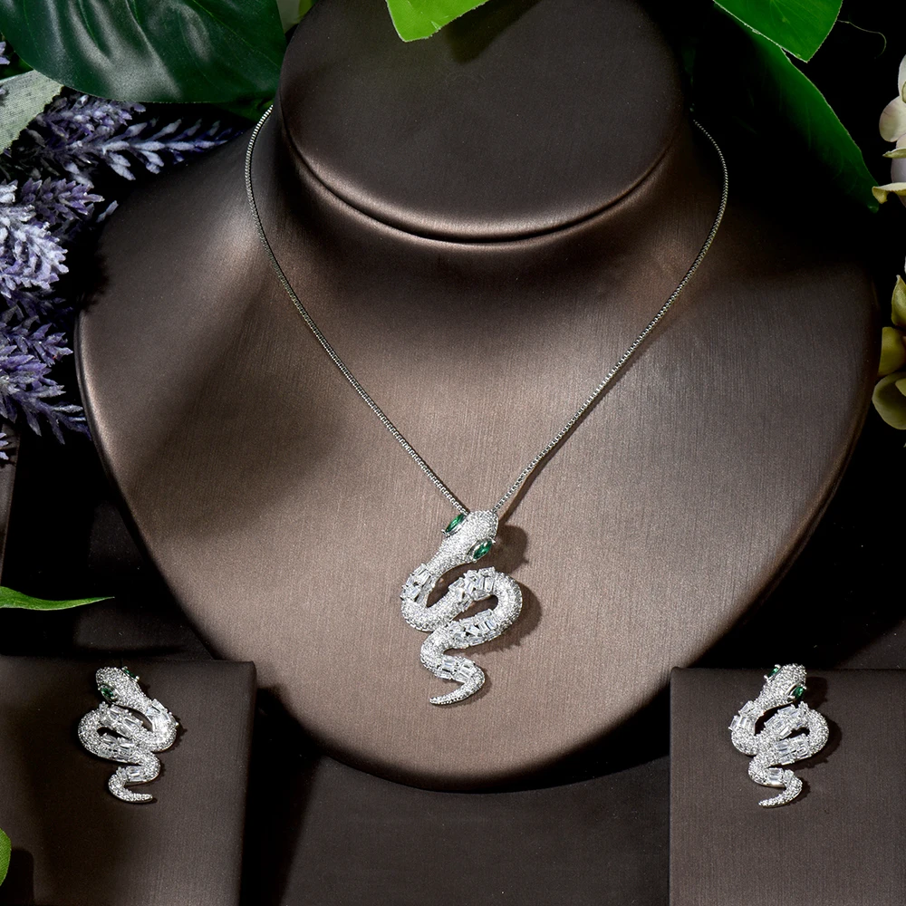 

Fashion Unique Design 2pcs Jewelry Set for Women Bridal Necklace Earring Set Wedding Party Accessories Bijoux Femme N-1674