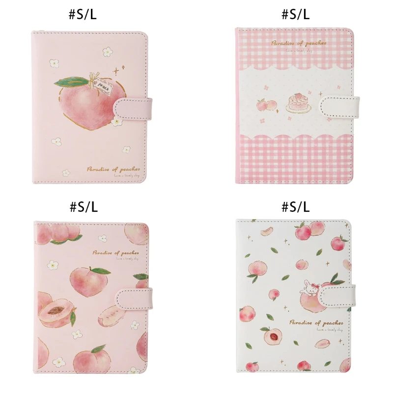

Small Large Leather Notebook Magnetic Notepad Diary Memo Pad Colorful Pages Ribbon Bookmark Office Home Writing Drop Shipping