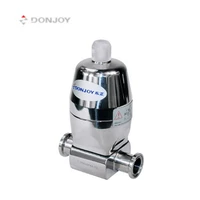 donjoy mini type pneumatic stainless steel diaphragm valve sanitary diaphragm valve control valve diaphragm