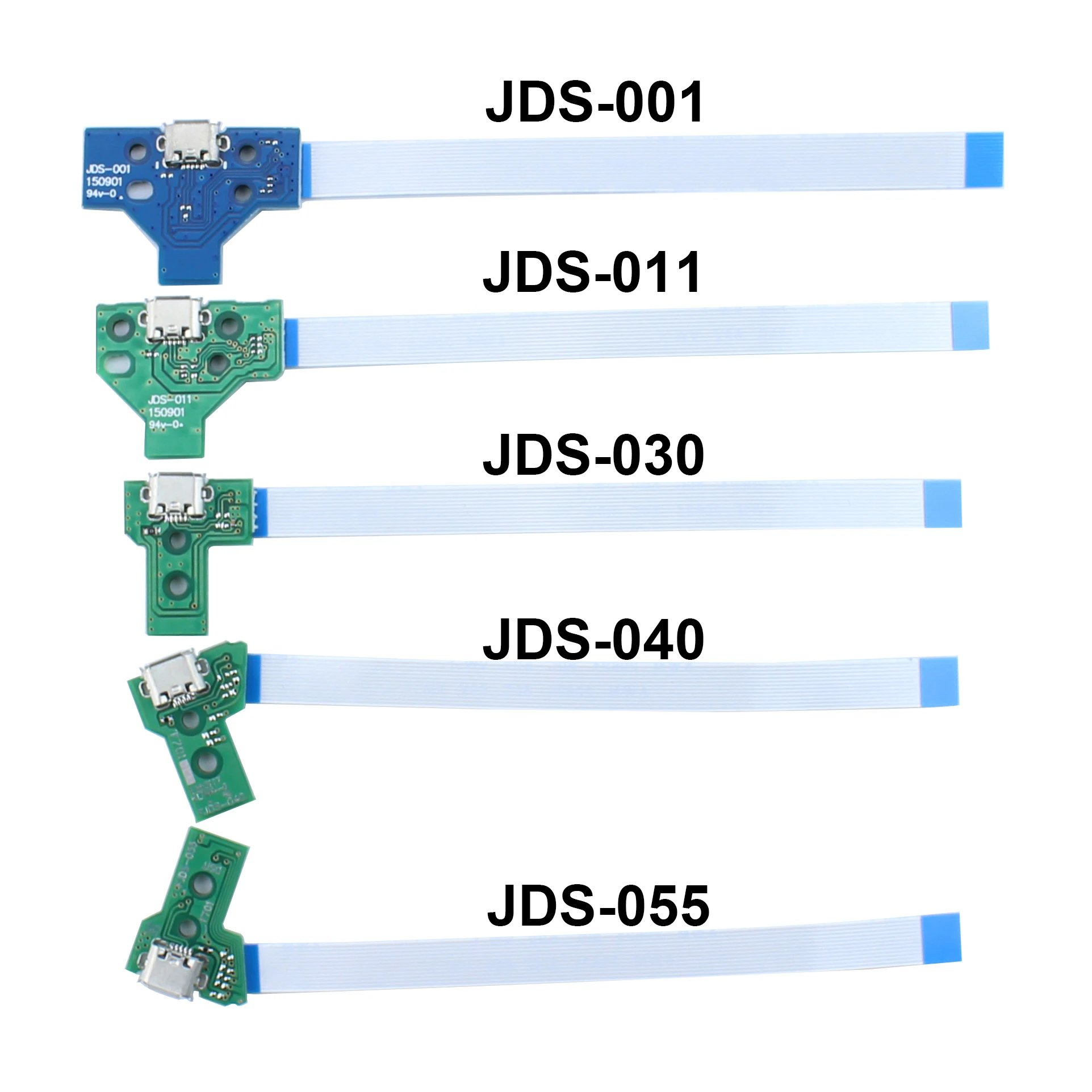 

5pcs For PS4 Controller USB Charging Board Port Replacement for PS4 Pro Slim Gamepad JDS 030 JDS 001 JDS 011 JDS 040 050 JDS 055