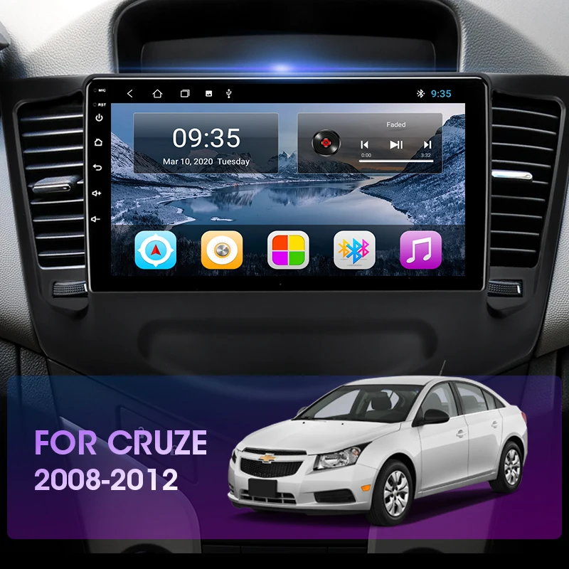 Автомобильная стереомагнитола JMCQ 2Din 4G Android 11 мультимедийный видеоплеер для Chevrolet