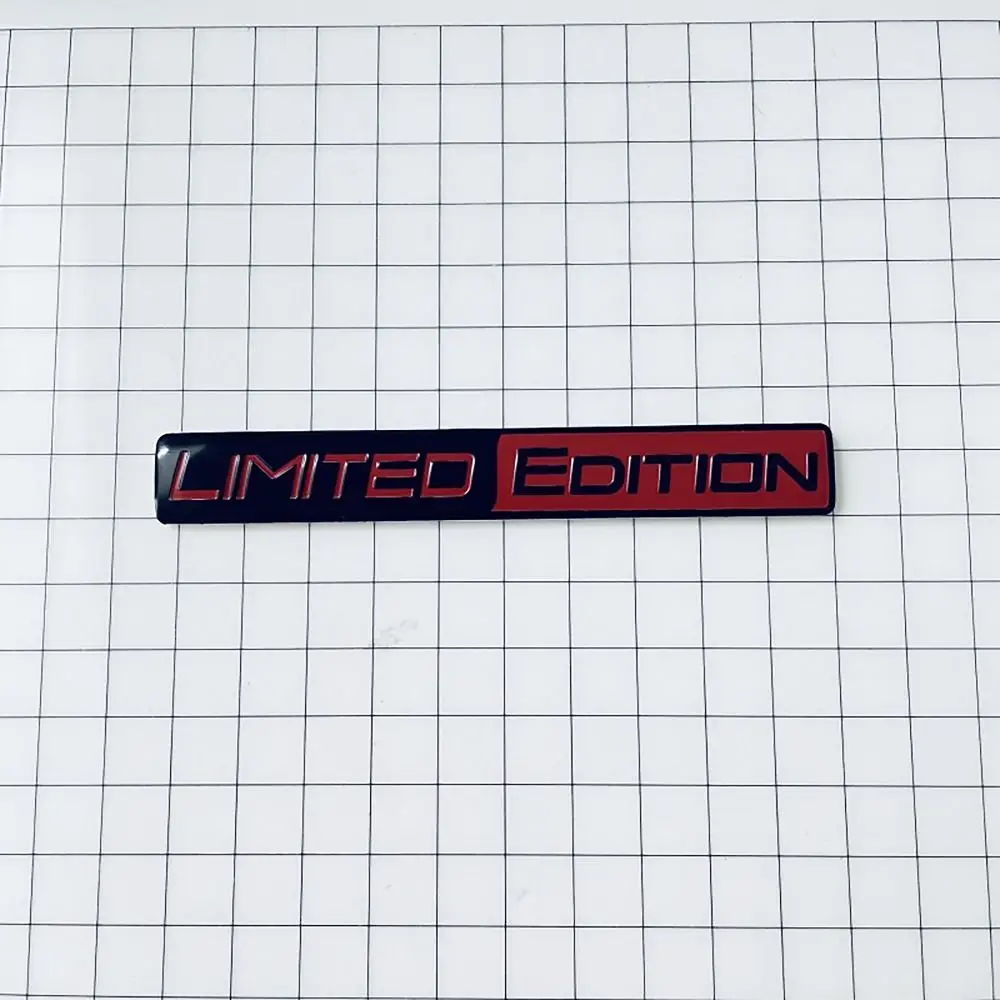 

Автомобильные наклейки ограниченного выпуска, 3D наклейки на заднюю панель из алюминия, автомобильные аксессуары для Audi/Honda/Opel/Toyota/Mercedes/Mazda