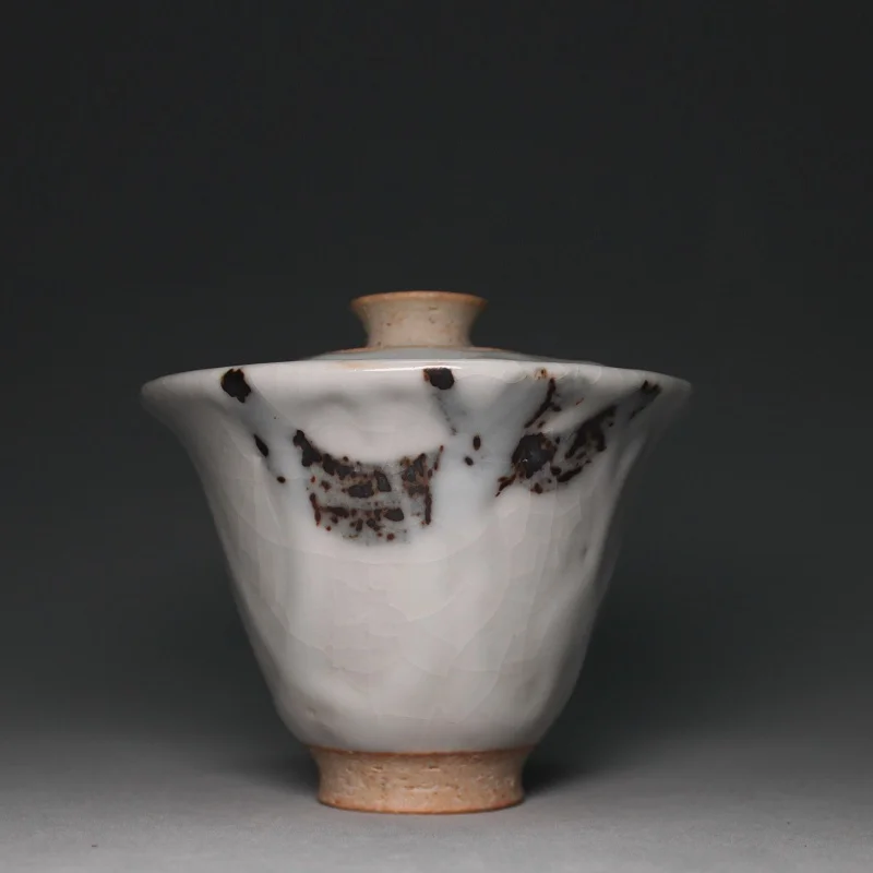 

Zhiyanyaki, чайная чашка с рисунком Zhiye Baidi Zhiye, высокотемпературный керамический чайный сервиз ручной работы, индивидуальный инновационный чай ...