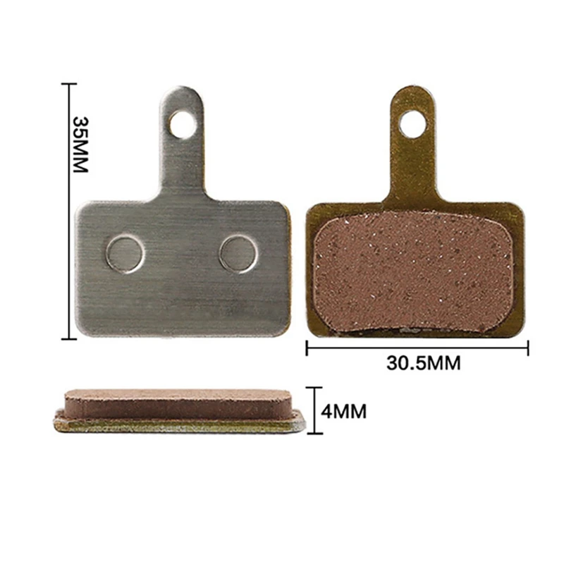 2 пары велосипедных дисковых тормозных колодок замена для Shimano M446 M355