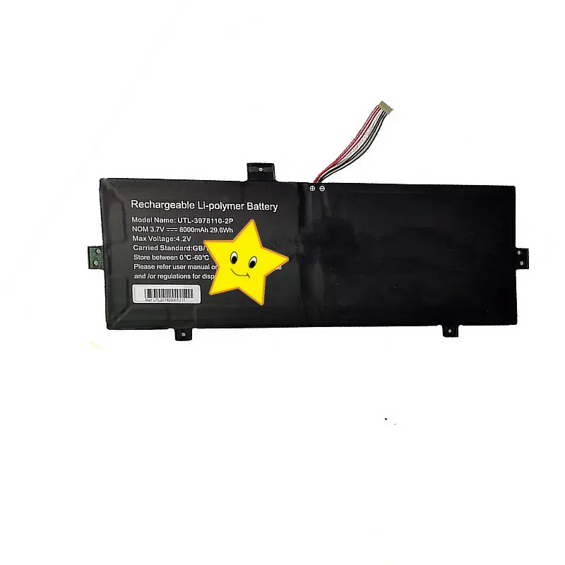 Высокое качество PL3378107P * 2P UTL-3978110-2P батарея 3,8 V 8000mAh для ноутбука Irbis NB116