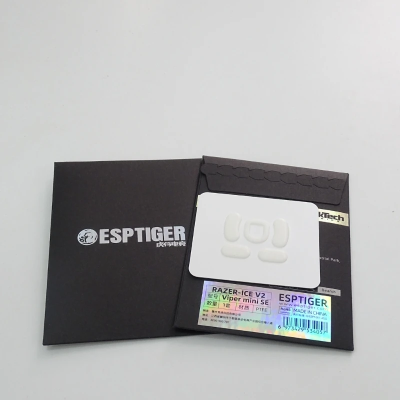 Esptiger ICE V2 Mouse Белый скользит на ножках для коньков Mini Коврик мыши Прямая поставка