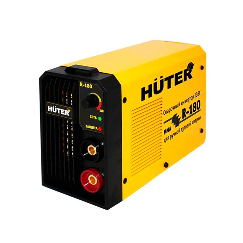 Аппарат сварочный инверторный HUTER R-180 (Диапазон тока от 10 до 180 А работа при