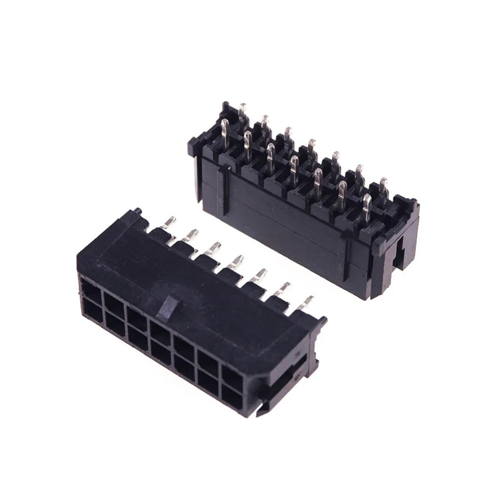 5/10 шт. 3 0 мм встраиваемый разъем Micro-Fit Штекерный PCB прямой 2 4 6 8 10 12 14 16 18 20 22 24