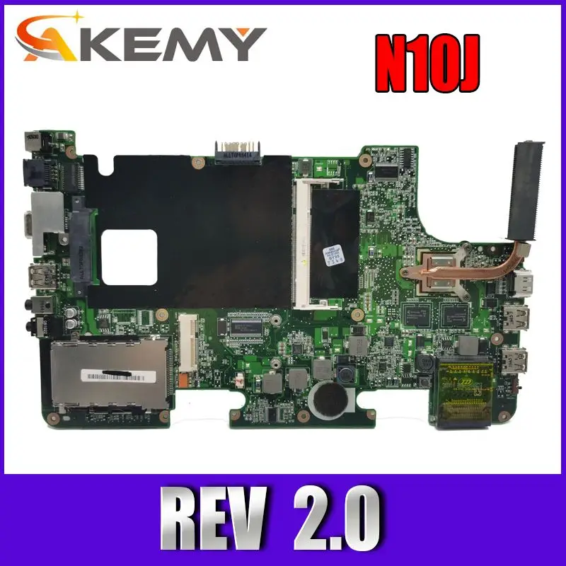 

Akemy For ASUS N10J Laptop motherboard REV 2.0 P/N 08G2001NJ20J DDR3 Test ok