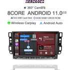 Автомагнитола с камерой 360 DSP Android 11 для Chevrolet Lova Captiva Gentra Aveo Epica 2004-2012 GPS мультимедийный плеер стерео 6G + 128G