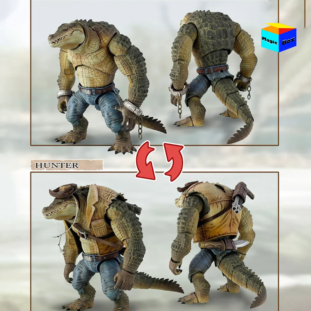 В наличии FuRay Planet 1/12 20 см крокодиловый охотник дикая природа модель крокодила