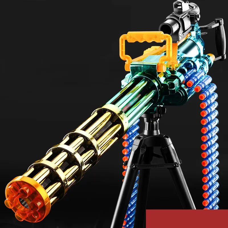 

Electric Gun Toy Gatling Boy Toy Submachine Toy Gun Soft Bullet Blaster Cs Go Airsoft Weapons For Shooting Gun Toy B369