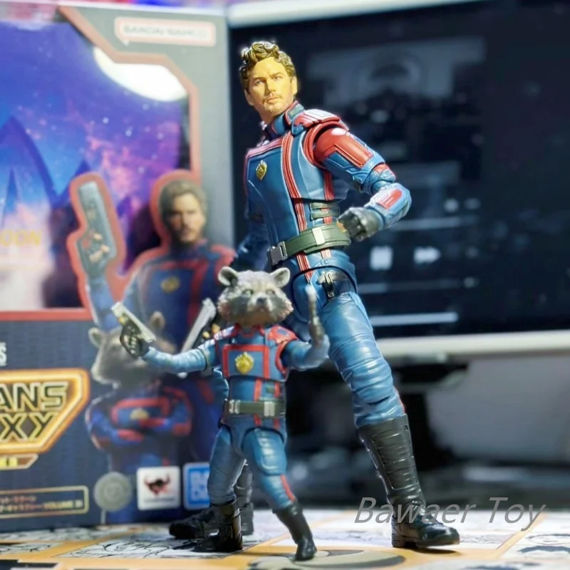 Оригинальная коллекция экшн-фигурок Marvel Star Lord Rocket Raccoon Guardians Of The Galaxy3