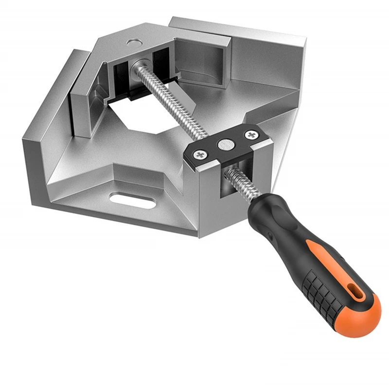 

1 PCS Single Handle Aluminum Alloy Corner Clamp Woodworking Clip Right Angle Folder 90 Degree
