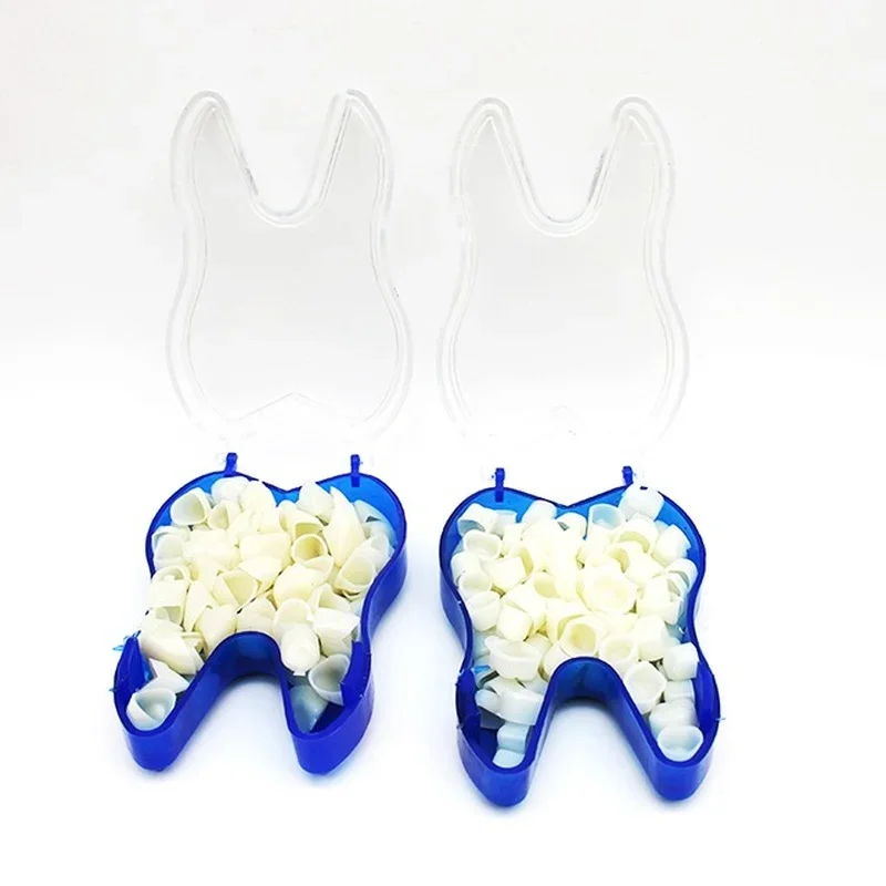 

60Pc/pack Dental Crowns Oral Teeth Whitening Anterior Molar Crown Resin Porcelain Temporary Teeth Crown Dental Lab Dentist Tools