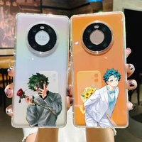 yndfcnb my hero academia phone case for samsung s20 ultra s30 for redmi 8 for xiaomi note10 for huawei y6 y5 cover