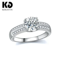 kogavin rings crystal wedding female anillos party engagement cubic zirconia rings accessories fashion gift anillos mujer ring