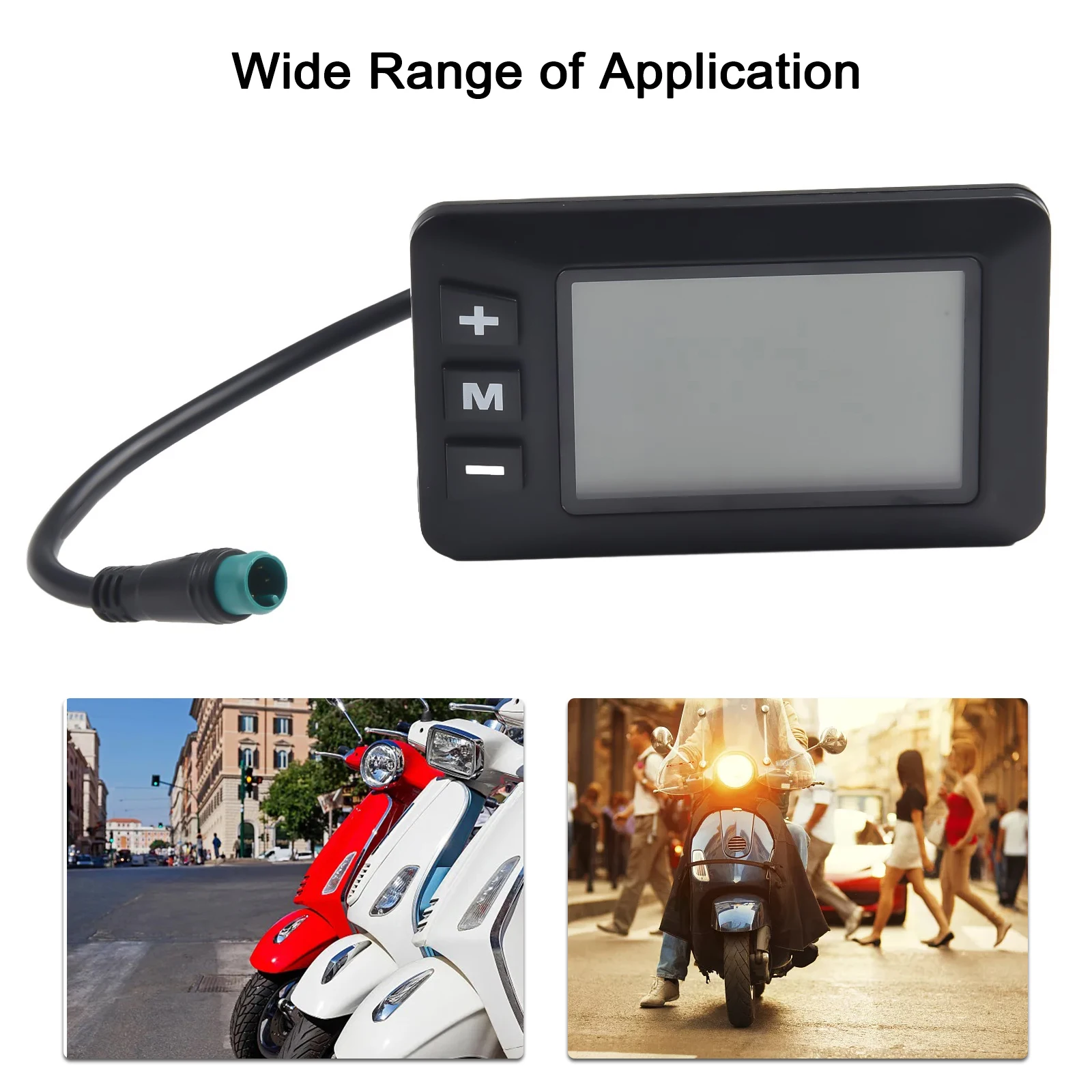 Дисплей для электронного велосипеда разъем ЖК-дисплея SM водонепроницаемый JN GD01