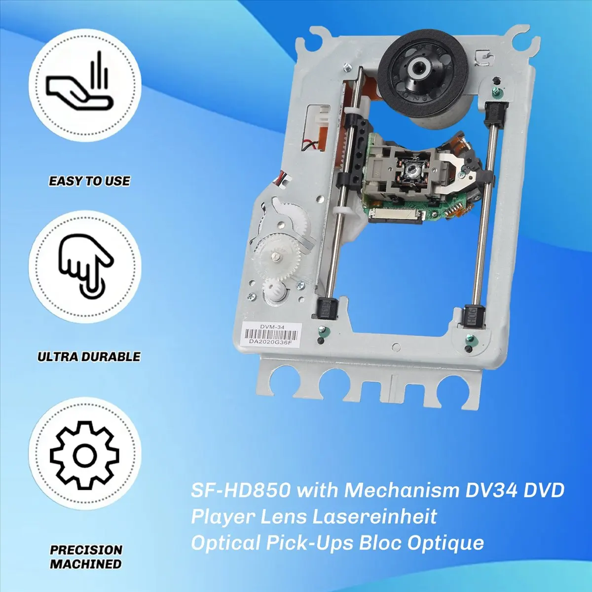 [ГОРЯЧАЯ РАСПРОДАЖА] SF-HD850 с механизмом DV34, лазерный блок для DVD-плеера, оптический модуль, блок оптических элементов (art.: 3920dbcc12809) - 3920dbcc12809