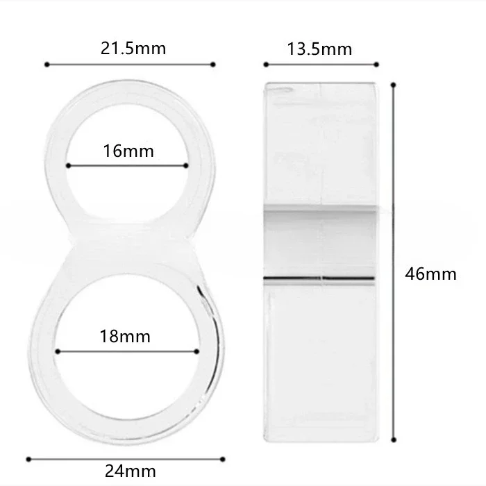 Прозрачная дверная ручка, защита от столкновений, бампер, предметы первой необходимости для дома, дверная пробка, обустройство дома, дверная пробка, настенная