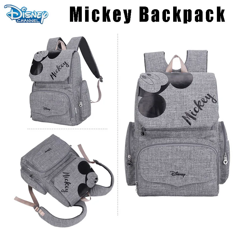 

High-quality Disney Mommy Bag Multifunctional Hot Backpack Waterproof Large-capacity Pregnant Maternity Bag Going Out Baby Bag