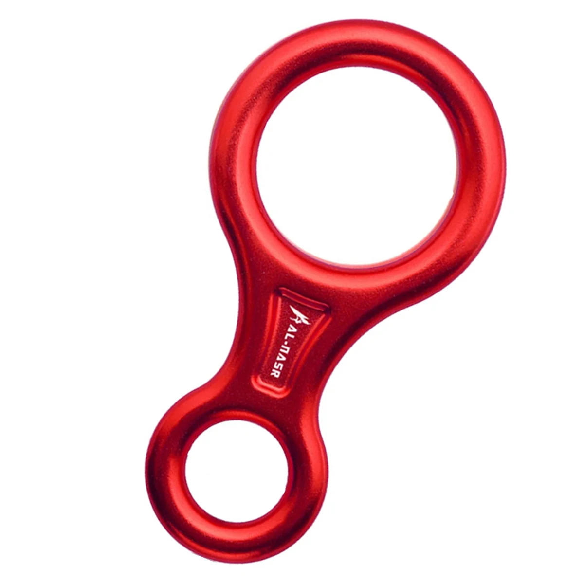 Фото ABNJ 35KN Карабин для скалолазания Фигурка 8Rappelling Rope Descender Алюминиевая фигурка страховочное устройство Оборудование для скоростного спуска №1