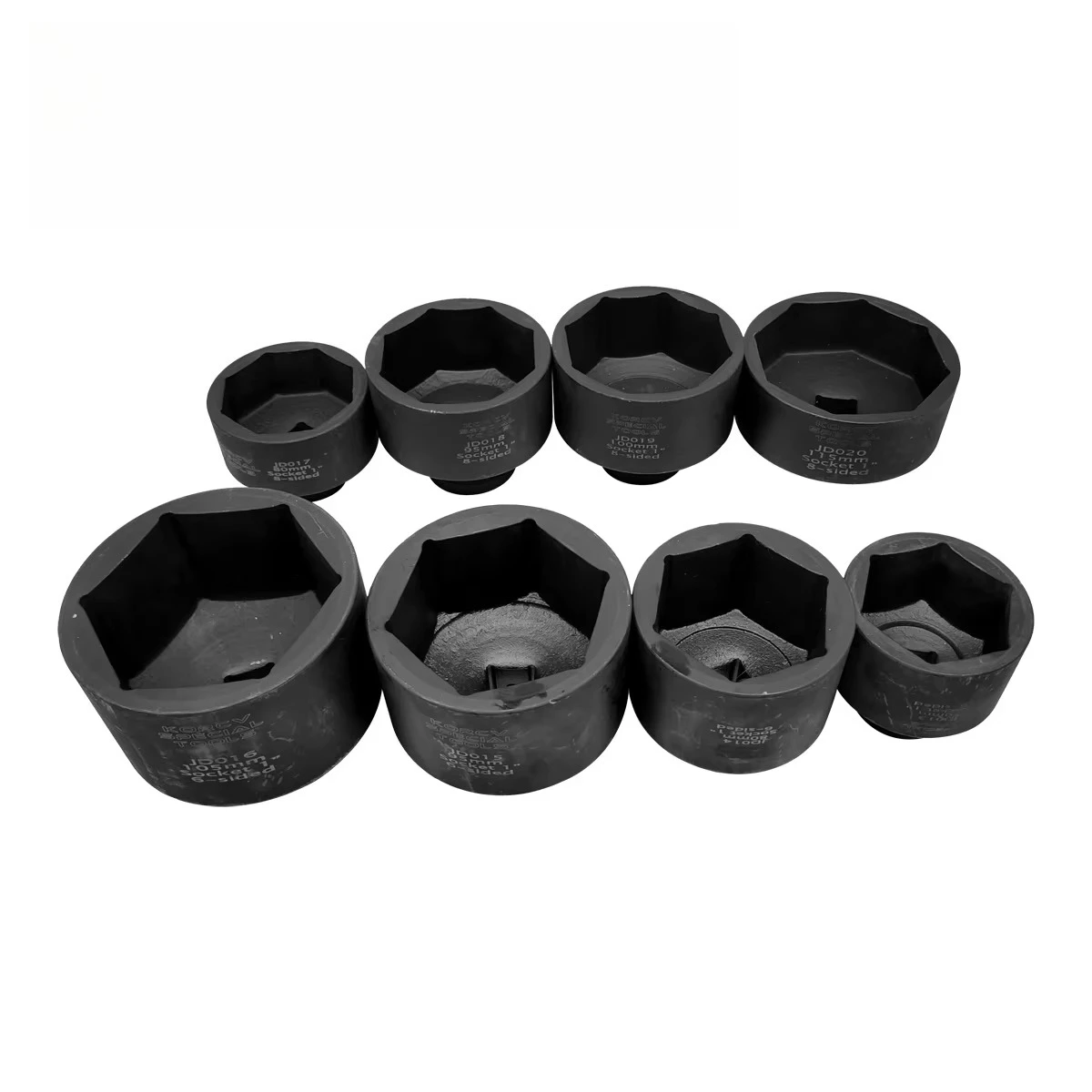 Набор торцевых ключей Truck Tools JD023: 70, 80, 95, 105 мм (6-гранные) и 80, 95, 100, 115 мм (8-гранные) для грузовиков MAN, DAF, Iveco, Renault (art.: 3920daeb863ba) - 3920daeb863ba