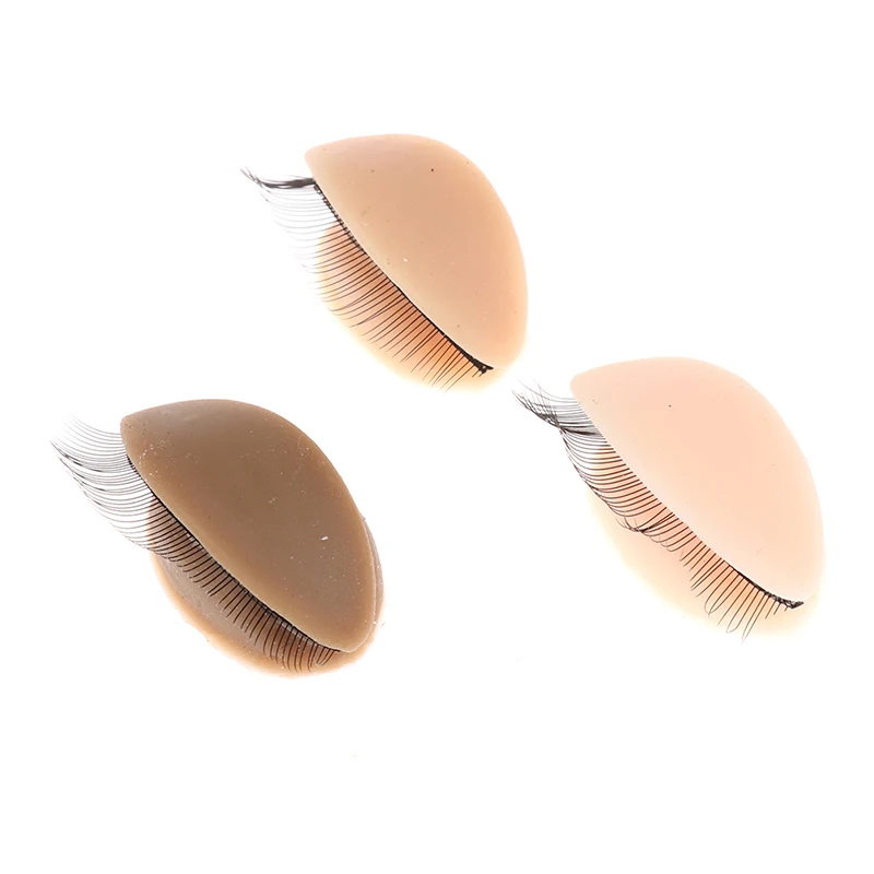 

Training Mannequin Head False Eyelash Extension Practice Head Model replacement Silicone Removable Eyelids Makeup Tools