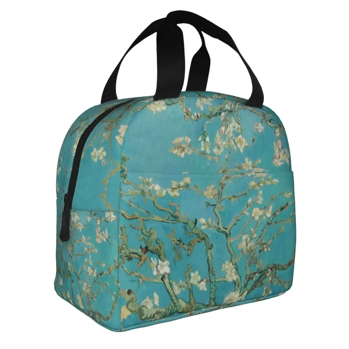 Изолированная сумка для ланча с изображением цветущего миндаля Ван Гога