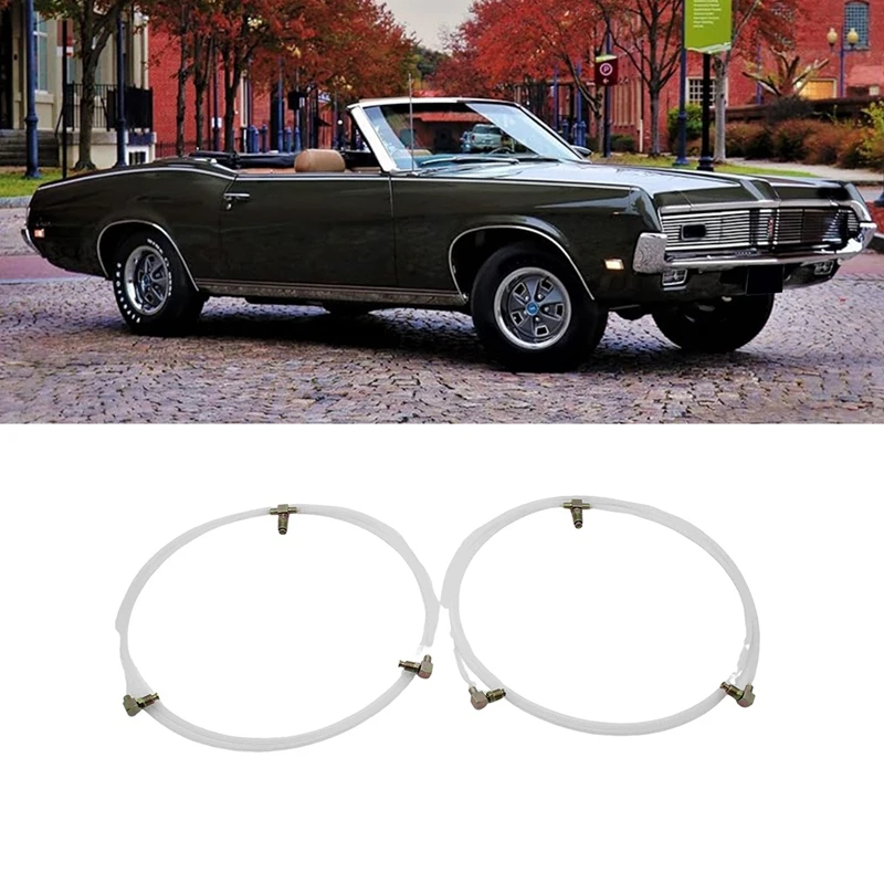 Car Convertible Hydraulic Power Top Plastic Hoses For Ford Mustang Mercury Cougar Chevy Chevelle Oil Pipe
