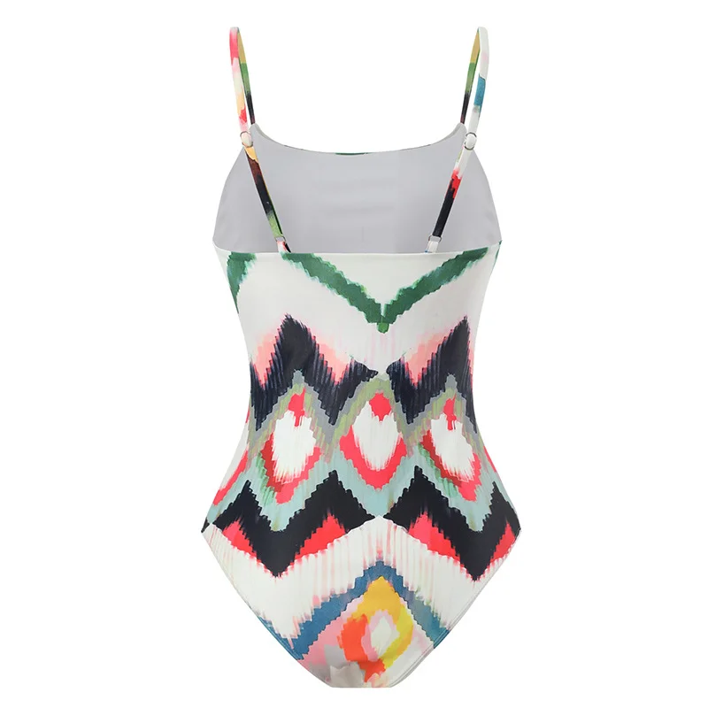 Vintage Women Swimwear Swimsuit Cover Up Sheer Skirt Print Beach Wrap Bikini For Swimwear Mesh Drawstring Cover-up Skirt