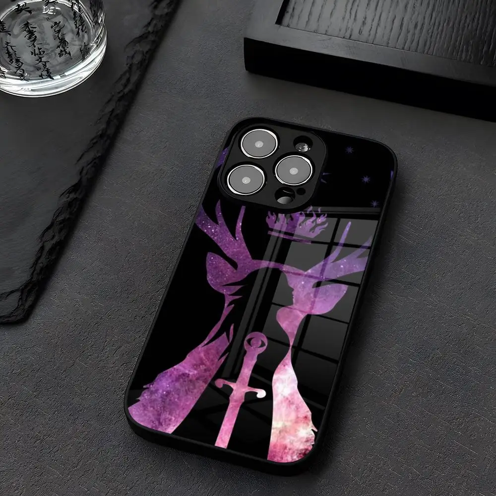 Throne Of Glass Phone Case Tempered For iPhone 14 13 16 12 15 11 Pro XS Max Plus Mini SE2020 Coque