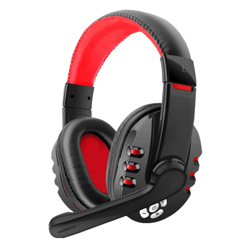 

Bluetooth-гарнитура накладная Беспроводная с микрофоном и шумоподавлением