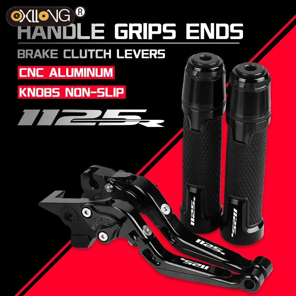 

1125R 2008-2009 Motorcycle CNC Brake Clutch Levers Handlebar knobs Handle Hand Grip Ends FOR BUELL 1125R 2008-2009