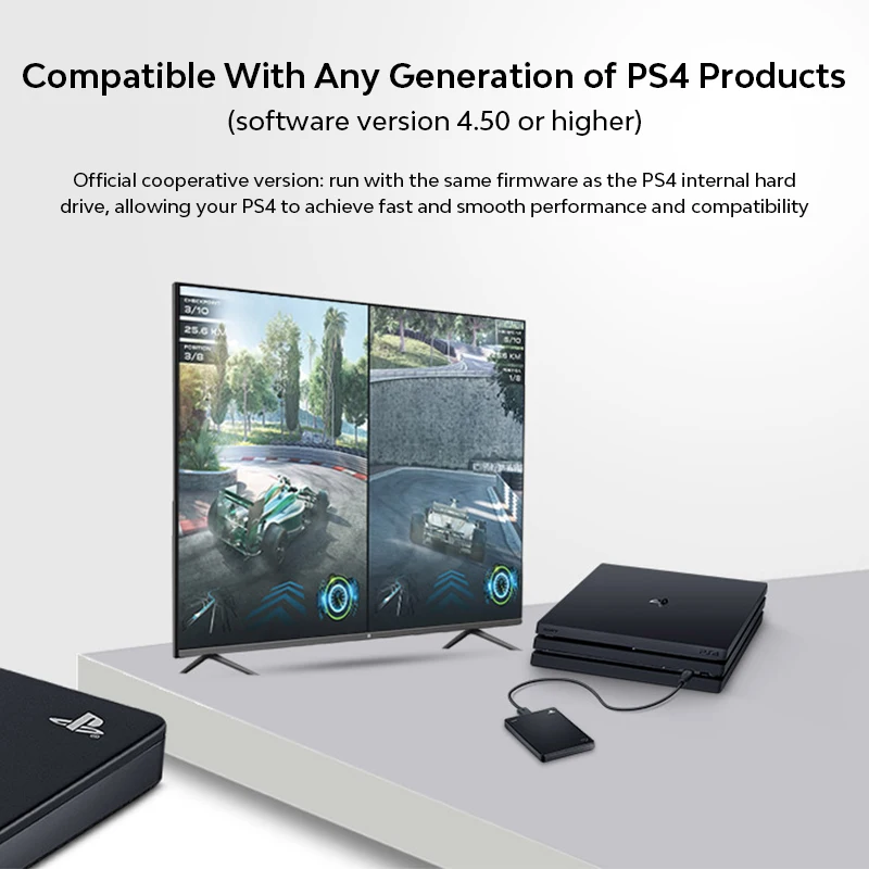 Портативный внешний жесткий диск Seagate для Sony Playstation 4 2 5 дюйма PS4 PlayStation официальное