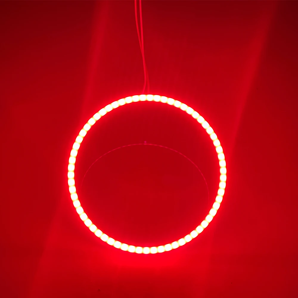 2 шт. 60 мм 70 80 90 COB Ангельские глазки без крышки Авто Halo Кольца Автомобильные фары