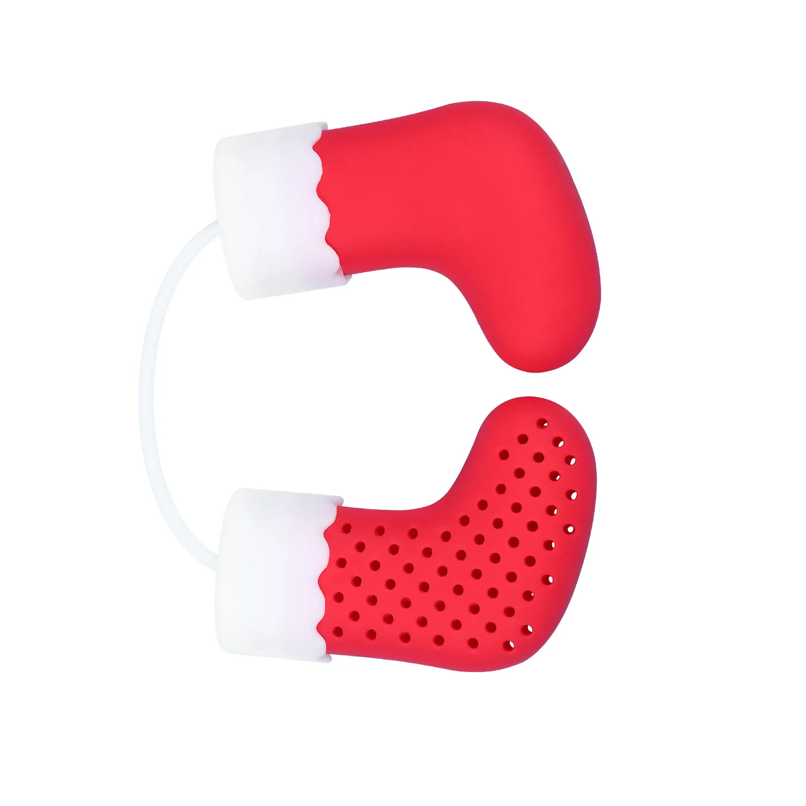 

Tea Strainer Infuserloose Leaf Soup Christmas Gift Lover Xmas Seasoning Pot Cups Mug Filter Mesh Fine Steeper Silicone
