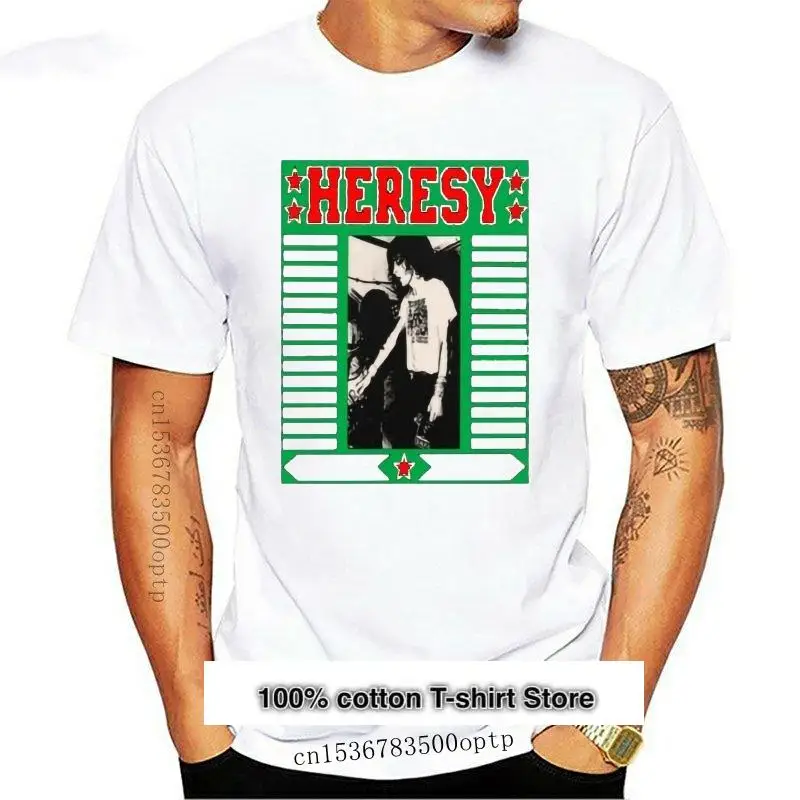 

Camiseta estampada HERESY hormigon SOX DTG, высокие S a 7XL, nueva