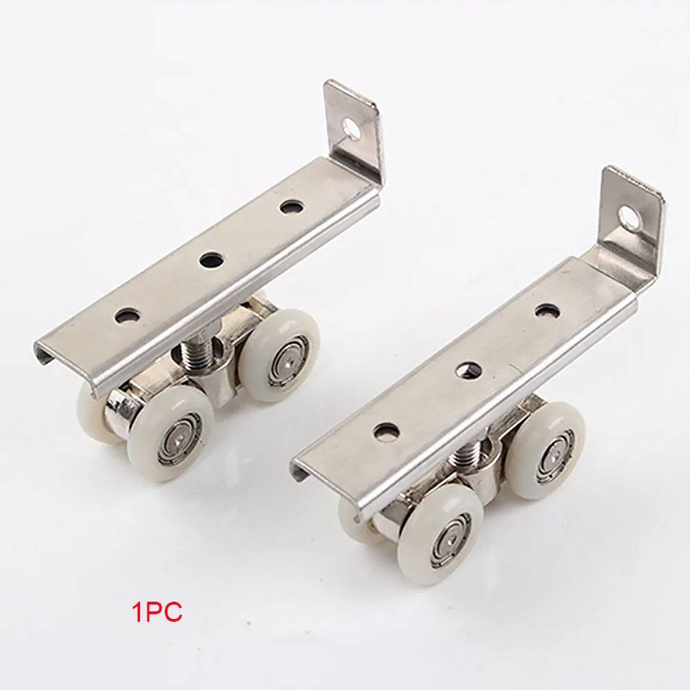 

Sliding Easy Install Durable Wardrobe Portable Universal Stainless Steel Furniture Hardware Home Hanging Wheels