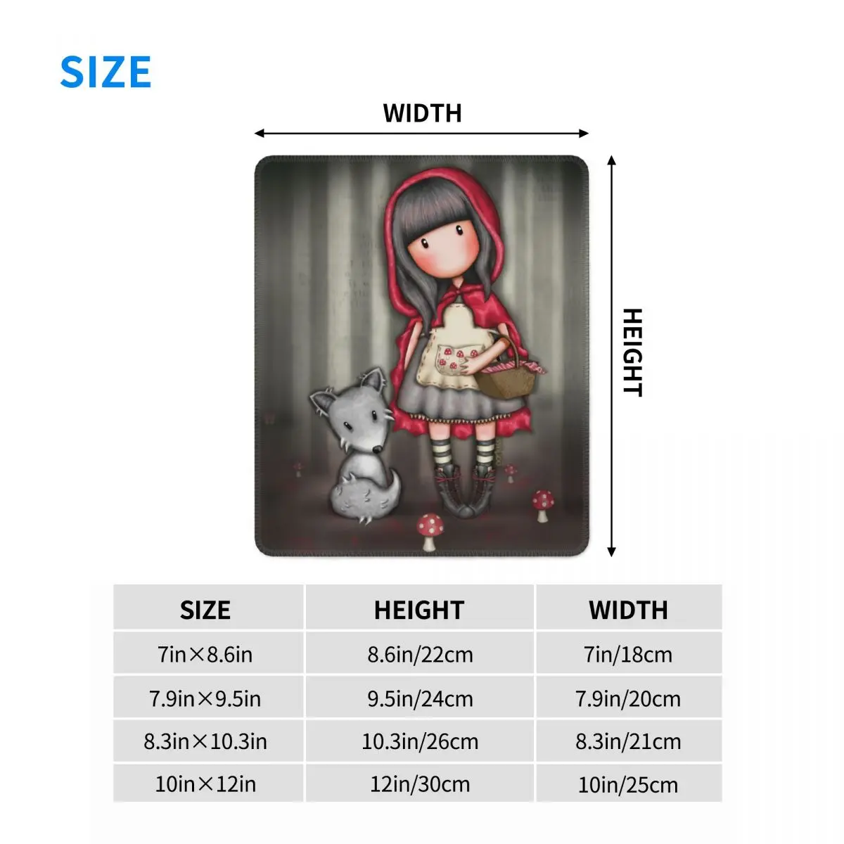 Нескользящий коврик для мыши с резиновой основой |