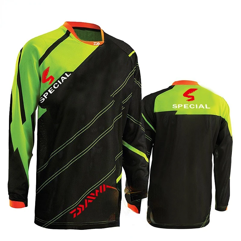Road sports summer 2022 Mountain Bike Breathable Jersey Long Sleeve men's cycling shirt