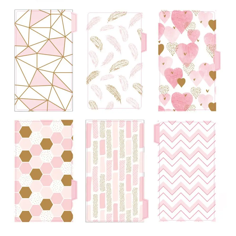 

Personal Planner Category Page Tab Binder Indexing Cards Binder Index Dividers Loose Leaf Separator Page Binder Index Page