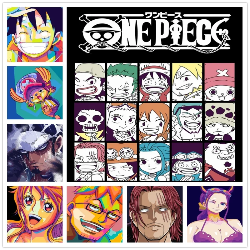 

Japanese Classic Anime One Piece Monkey D. Luffy Roronoa Zoro Poster Kraft Paper Mural Home Children Room Wall Aesthetic Deco